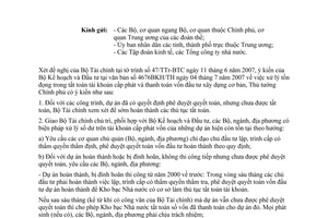 Công văn  1142/TTg-KTTH  xử lý tồn đọng tất toán tài khoản cấp phát và thanh toán vốn đầu tư xây dựng cơ bản