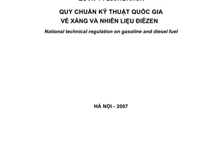 Quy chuẩn kỹ thuật quốc gia QCVN 1 : 2007/BKHCN về xăng và nhiên liệu điêzen do Bộ Khoa học và Công nghệ ban hành