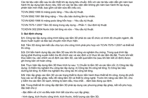 Tiêu chuẩn quốc gia TCVN7575-3:2007 về Tấm 3D dùng trong xây dựng - Phần 3: Hướng dẫn lắp dựng