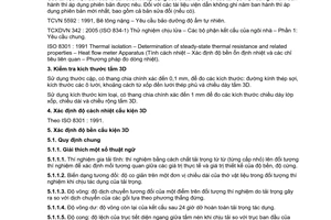Tiêu chuẩn quốc gia TCVN7575-2:2007 về Tấm 3D dùng trong xây dựng - Phần 2: Phương pháp thử