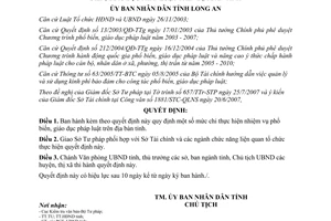 Quyết định 40/2007/QĐ-UBND chi thực hiện phổ biến giáo dục pháp luật Long An