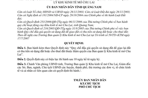 Quyết định 22/2007/QĐ-UBND Quy chế đấu giá quyền sử dụng đất để giao lại đất