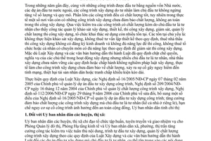 Chỉ thị 24/2007/CT-UBND quản lý chất lượng công trình xây dựng Bến Tre