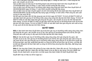 Quyết định 1424/QĐ-UBND Đơn giá dịch vụ công ích đô thị