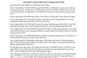 Quyết định 1759/QĐ-UBND 2007 phê duyệt Quy hoạch phát triển công nghệ thông tin Quảng Ngãi