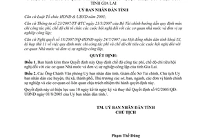 Quyết định 79/2007/QĐ-UBND chế độ công tác phí, chế độ chi tiêu hội nghị
