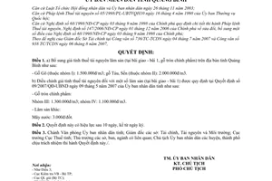 Quyết định 16/2007/QĐ-UBND bổ sung giá tính thuế tài nguyên lâm sản