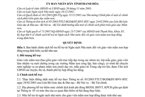 Quyết định 2480/2007/QĐ-UBND chính sách hỗ trợ Ngân sách Nhà nước giáo viên mầm non hợp đồng định biên tỉnh Thanh Hóa