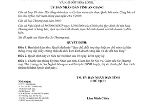 Quyết định 40/2007/QĐ-UBND phối hợp cấp Giấy đủ điều kiện kinh doanh xăng dầu