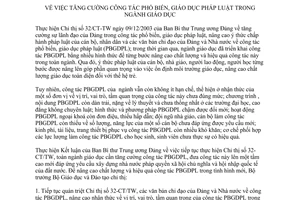 Chỉ thị 45/2007/CT-BGDĐT tăng cường công tác phổ biến, giáo dục pháp luật ngành giáo dục