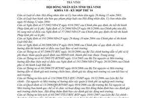 Nghị quyết 10/2007/NQ-HĐND mức thu chế độ thu nộp quản lý sử dụng