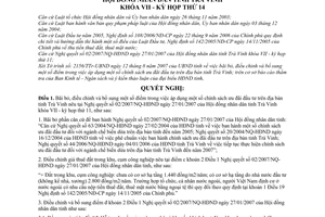 Nghị quyết 15/2007/NQ-HĐND bãi bỏ, điều chỉnh chính sách ưu đãi đầu tư