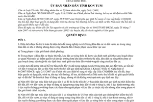 Quyết định 44/2007/QĐ-UBND diện tích đất mức giá đất hỗ trợ bằng tiền đất nông nghiệp xen kẽ trong khu dân cư; đất vườn, ao liền kề