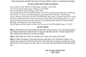 Quyết định 26/2007/QĐ-UBND trình tự, thủ tục cơ chế phối hợp