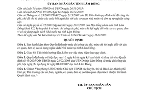 Quyết định 28/2007/QĐ-UBND mức chi công tác phí, mức chi hội nghị các cơ quan, đơn vị có sử dụng ngân sách Nhà nước