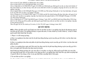 Quyết định 27/2007/QĐ-UBND phân cấp thẩm quyền quyết định mua sắm tài sản