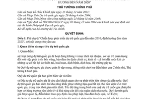 Quyết định 139/2007/QĐ-TTg Phê duyệt Chiến lược phát triển dự trữ quốc gia đến năm 2010 định hướng 2020