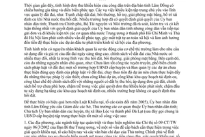 Chỉ thị 12/2007/CT-UBND tăng cường công tác tiếp dân giải quyết khiếu nại tố cáo Lâm Đồng