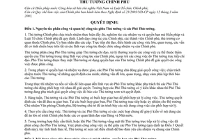 Quyết định 1120/QĐ-TTg phân công công tác Thủ tướng  Phó Thủ tướng