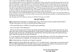 Quyết định 2199/QĐ-UBND điều chỉnh mức thu phí tham quan Công viên Hoa Đà Lạt