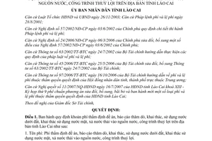 Quyết định 38/2007/QĐ-UBND phí thẩm định đề án báo cáo thăm dò khai thác