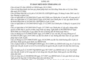 Quyết định 38/2007/QĐ-UBND mức thu phí, lệ phí; bổ sung mức thu phí