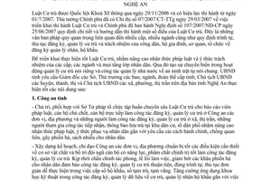 Chỉ thị 19/2007/CT-UBND tổ chức triển khai thi hành Luật Cư trú địa bàn tỉnh Nghệ An