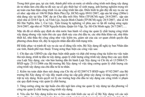 Công văn  1895/BXD-GĐ tăng cường công tác quản lý chất lượng  công trình nhà ở tư nhân