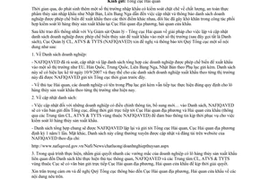 Công văn  2110/CLTY-CL  danh sách doanh nghiệp được phép chế biến thủy sản xuất khẩu vào thị trường