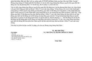 Công văn  3834/BTP-HCTP  nghiệp vụ công chứng