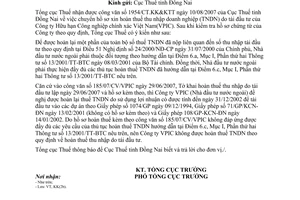 Công văn 3697/TCT-KK  đối tượng và thủ tục hoàn thuế TNDN do tái đầu tư