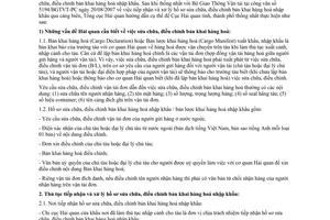 Công văn  5329/TCHQ-GSQL tiếp nhận và xử lý hồ sơ sửa chữa, điều chỉnh bản khai hàng hoá nhập khẩu qua cảng biển