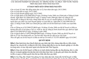 Quyết định 1761/2007/QĐ-UBND cấp Giấy chứng nhận đầu tư; điều chỉnh, đăng ký lại, chuyển đổi