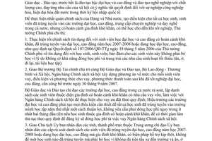 Chỉ thị 21/2007/CT-TTg thực hiện chế độ cho vay ưu đãi học đại học, cao đẳng dạy nghề