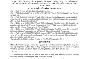 Quyết định 37/2007/QĐ-UBND mức thu, nộp, quản lý sử dụng phí, lệ phí