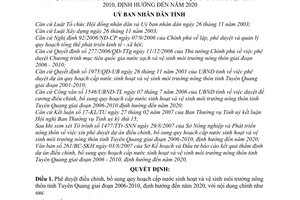 Quyết định 352/QĐ-UBND phê duyệt điều chỉnh quy hoạch cấp nước sinh hoạt vệ sinh môi trường nông thôn