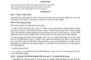 Nghị định 139/2007/NĐ-CP hướng dẫn Luật Doanh nghiệp