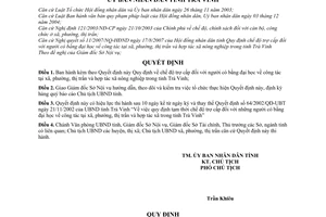 Quyết định 18/2007/QĐ-UBND chế độ trợ cấp người có bằng đại học