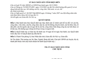 Quyết định 17/2007/QĐ-UBND chính sách hỗ trợ cho cán bộ, công chức