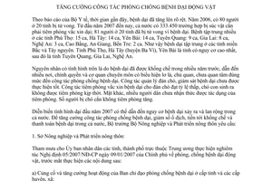 Chỉ thị số 2502/CT-BNN-TY 2007 tăng cường phòng chống bệnh dại động vật