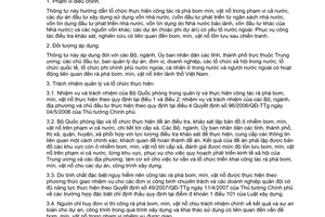 Thông tư 146/2007/TT-BQP hướng dẫn Quyết định 96/2006/QĐ-TTg quản lý thực hiện công tác rà phá bom, mìn, vật nổ