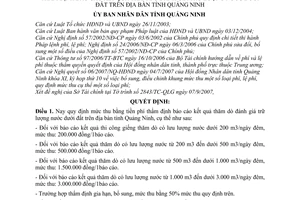 Quyết định 3388/2007/QĐ-UBND mức thu, chế độ thu, nộp, quản lý và sử dụng