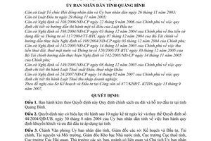 Quyết định 21/2007/QĐ-UBND chính sách ưu đãi hỗ trợ đầu tư