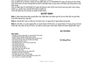 Quyết định 1102/2007/QĐ-BKH mẫu báo cáo đánh giá hồ sơ dự thầu gói thầu mua sắm hàng hóa xây lắp