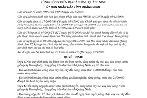 Quyết định 3433/2007/QĐ-UBND quản lý sử dụng phí bình tuyển Quảng Ninh