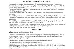 Quyết định 57/2007/QĐ-UBND hỗ trợ khuyến khích phát triển công nghiệp nông thôn