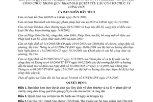 Quyết định 48/2007/QĐ-UBND quy định khen thưởng và xử lý vi phạm đối với cán bộ