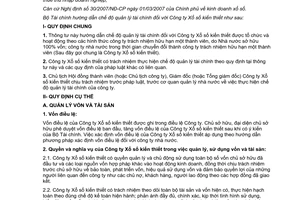 Thông tư 112/2007/TT-BTC hướng dẫn chế độ quản lý tài chính Công ty Xổ số kiến thiết