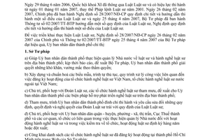 Chỉ thị 25/2007/CT-UBND tổ chức thi hành Luật Luật sư địa bàn thành phố Hồ Chí Minh