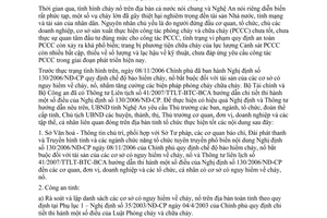 Chỉ thị 22/2007/CT-UBND tổ chức thực hiện quy định chế độ bảo hiểm cháy nổ bắt buộc địa bàn Nghệ An